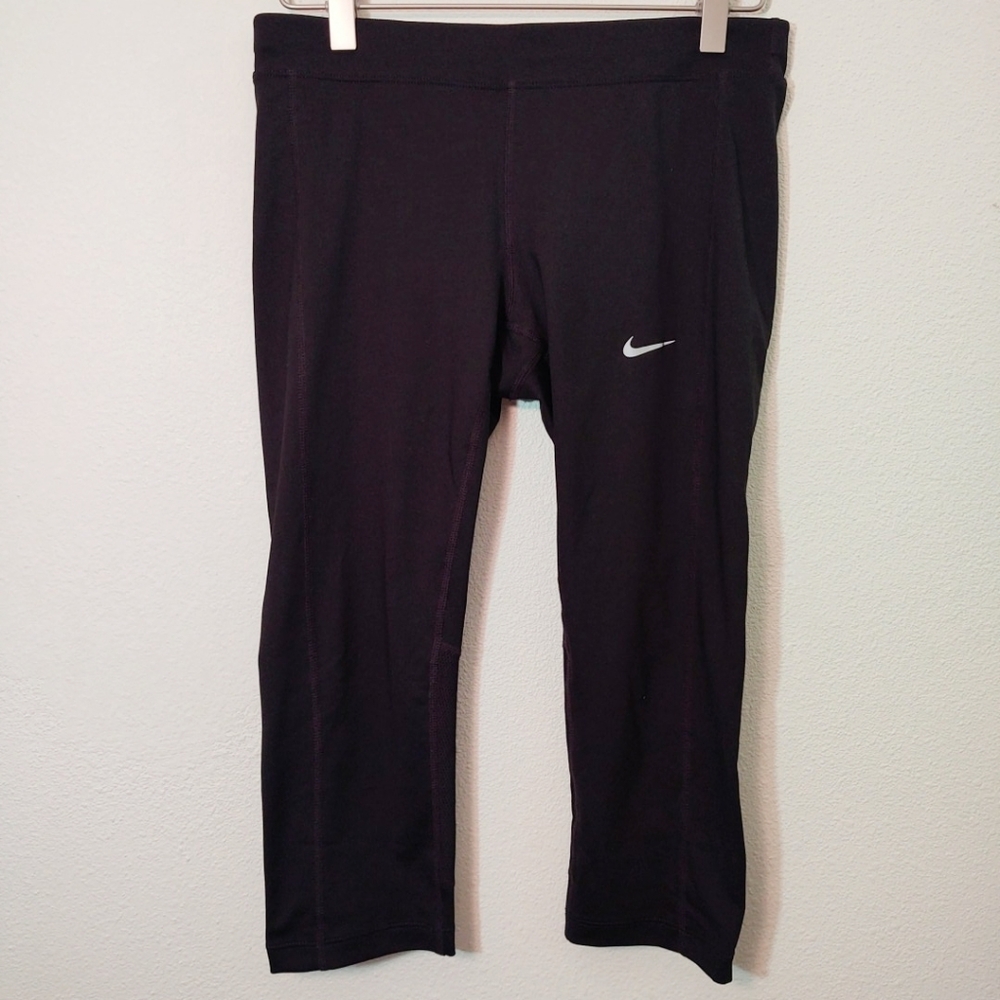 Nike Black Dri-Fit Workout Crop Leggings S